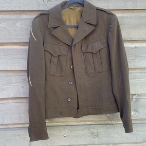 Olive green Military jacket from ww2
